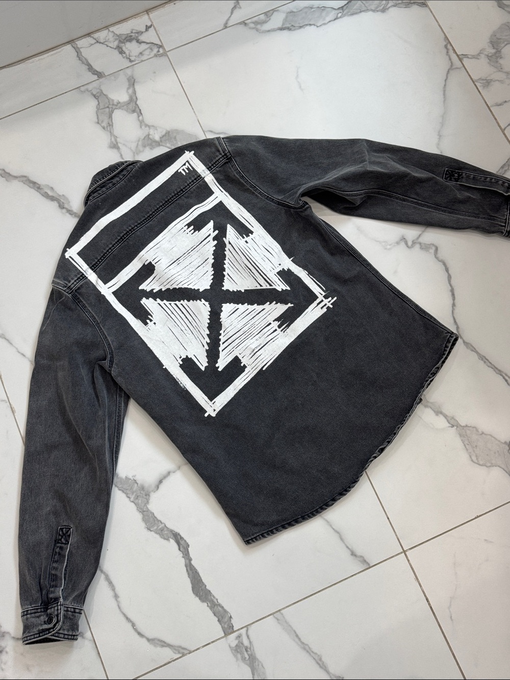 Men's Denim Jacket OFF WHITE